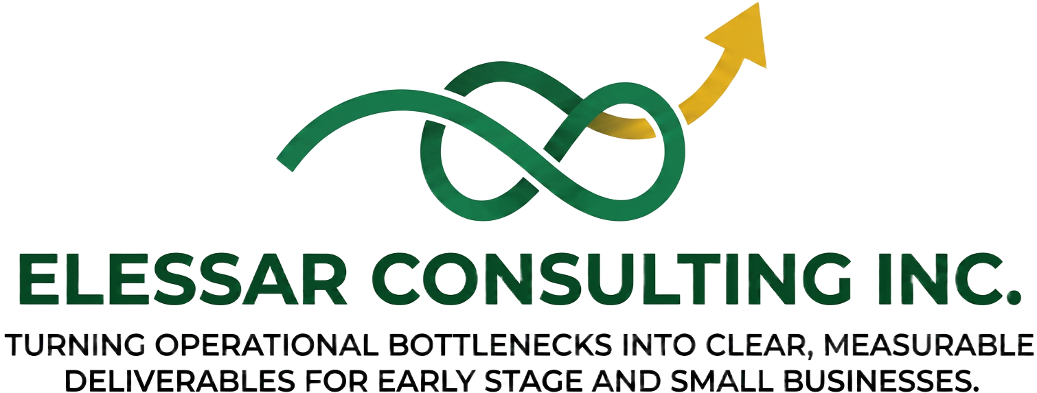 Elessar Consulting Inc. — Turning operational bottlenecks into clear, measurable deliverables for early stage and small businesses.